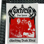 MORTICIAN - Pure Horror Glorifying Death Metal - Woven Backpatch