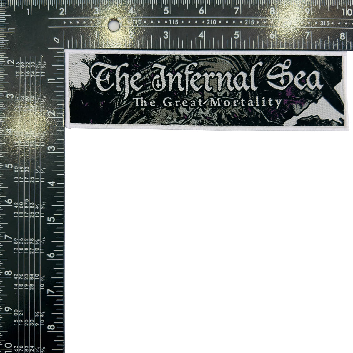 THE INFERNAL SEA - The Great Mortality - Stripe Woven Patch