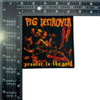 PIG DESTROYER - Prowler In The Yard - Woven Patch