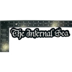 THE INFERNAL SEA - Font Logo- Oversized Woven Patch