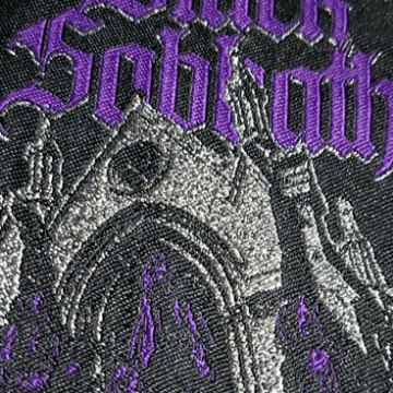 BLACK SABBATH - Children Of The Grave - Glitter Woven Patch