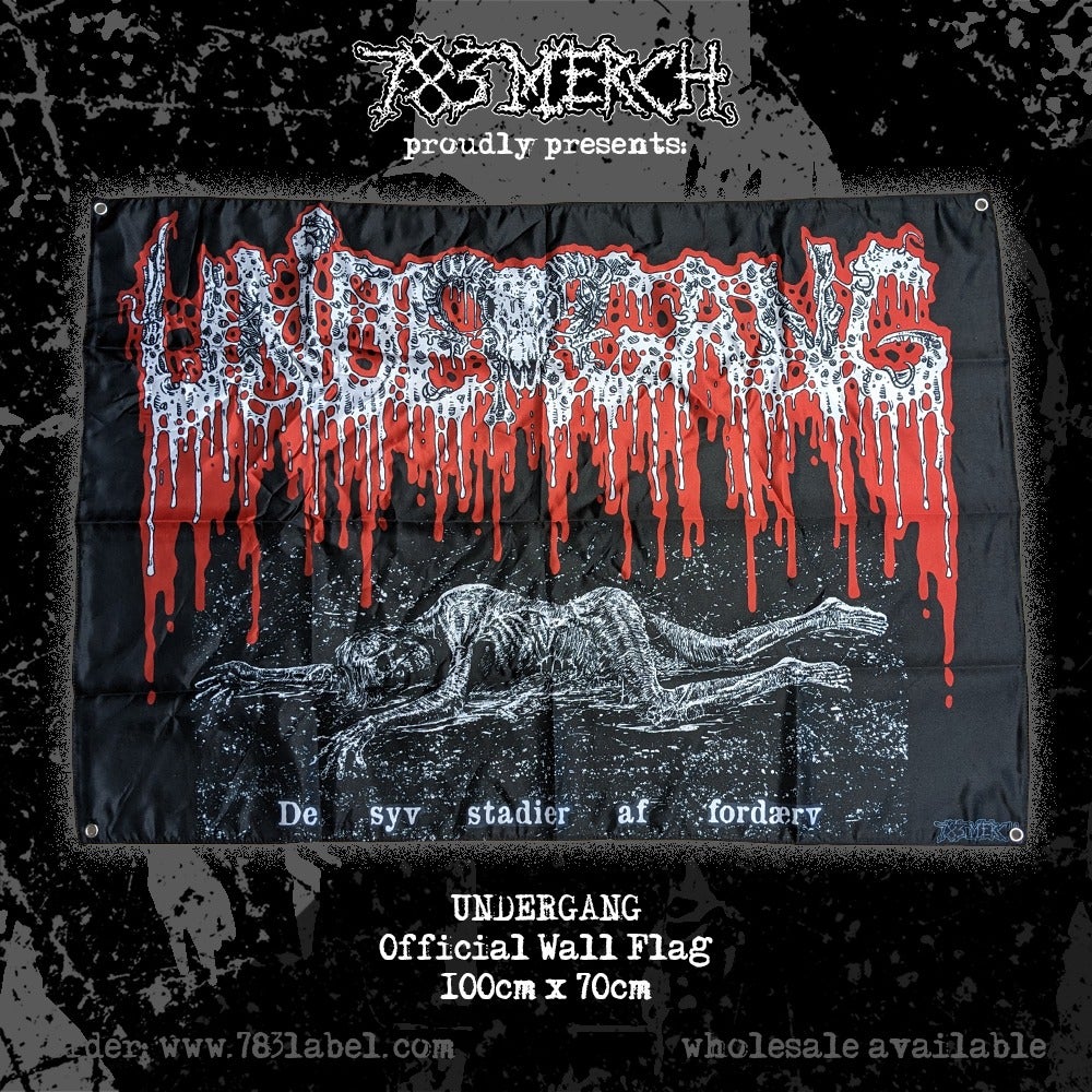 UNDERGANG - Official Merch Bundle - Pin + Patch + Flag
