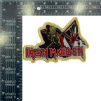 IRON MAIDEN - The Trooper - Shaped Woven Patch