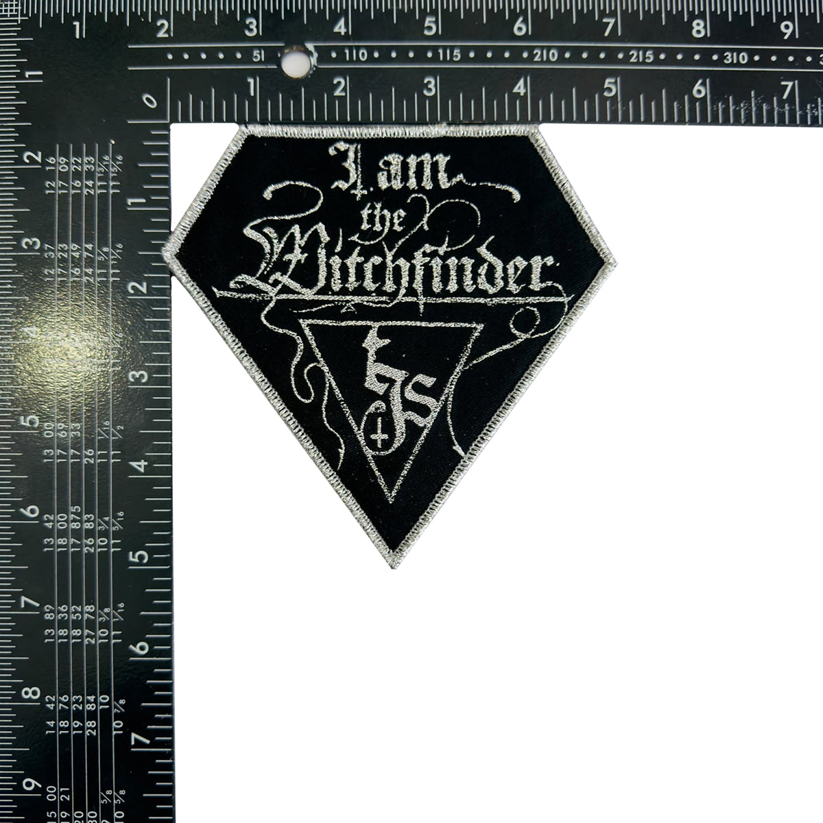 THE INFERNAL SEA - I am the Witchfinder! - Glitter Woven Patch