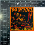 PIG DESTROYER - Prowler In The Yard - Woven Patch