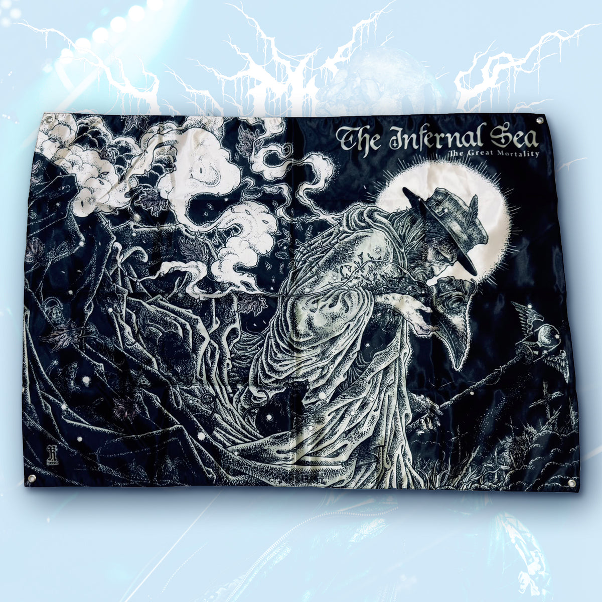 THE INFERNAL SEA - The Great Mortality - Wall Flag / Textile Poster