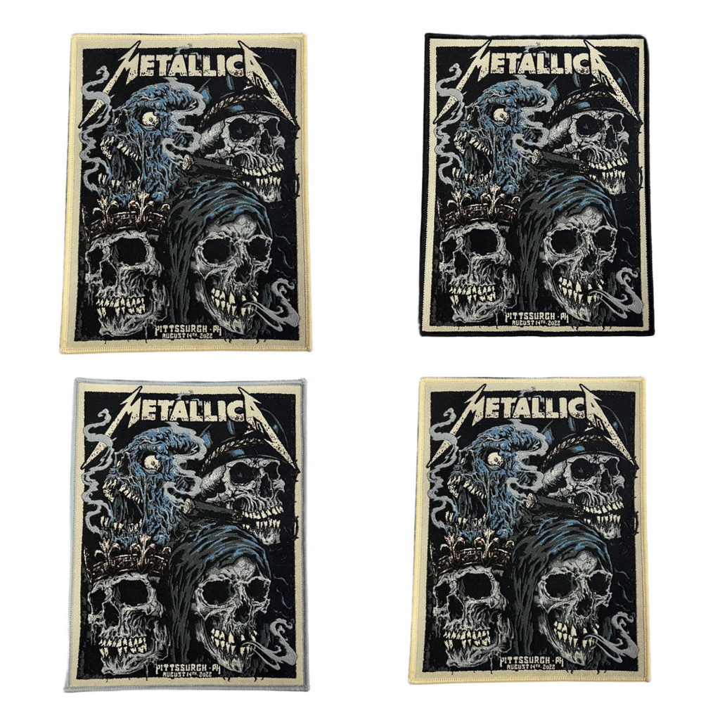 METALLICA - Pittsburgh August 14 2022 - Woven Patch