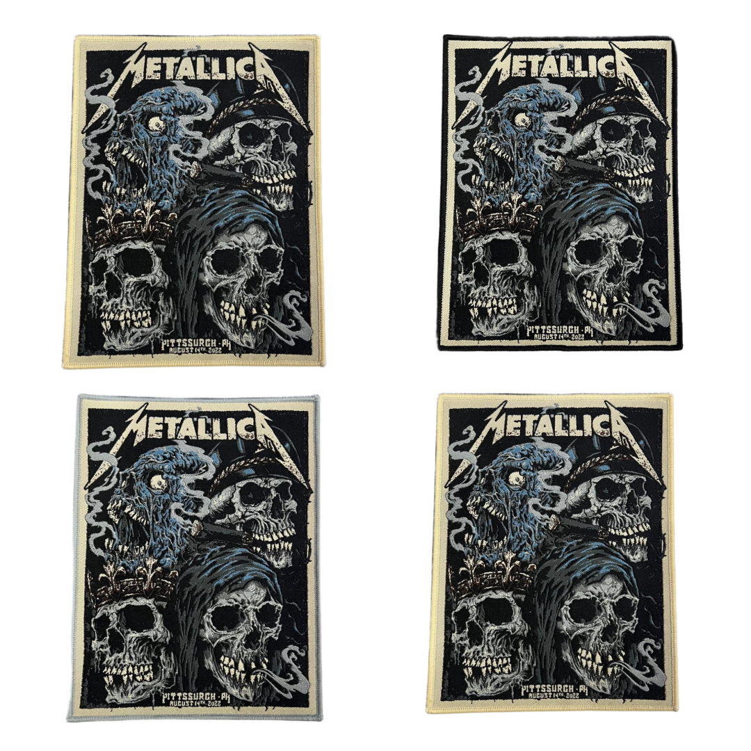 METALLICA - Pittsburgh August 14 2022 - Woven Patch