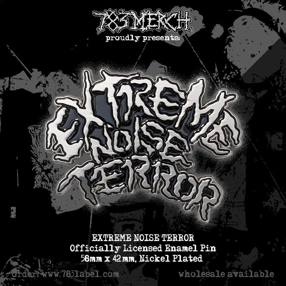 EXTREME NOISE TERROR - Logo - Patch + Enamel Pin BUNDLE