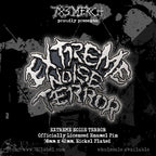 EXTREME NOISE TERROR - Logo - Patch + Enamel Pin BUNDLE