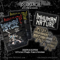 INHUMAN NATURE - Official Merch Bundle - Pin + Patch + Flag