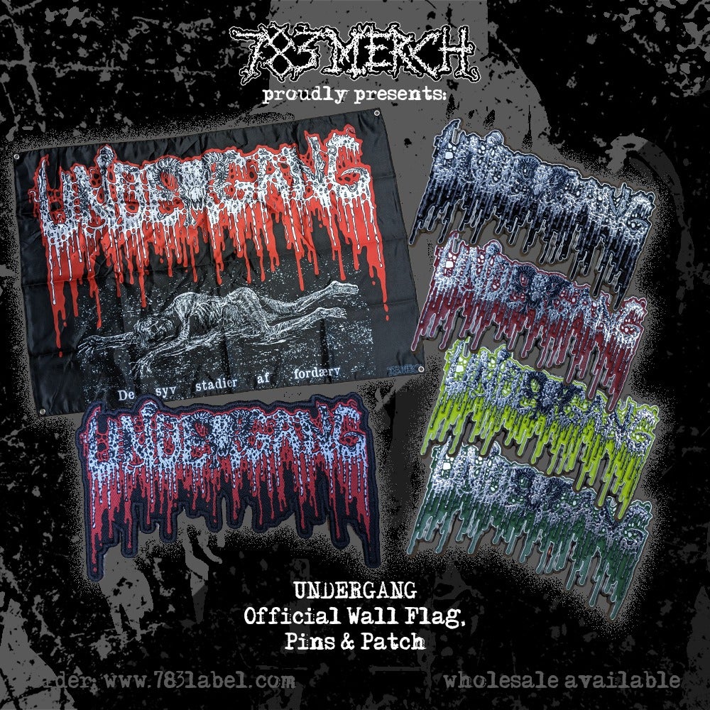 UNDERGANG - Official Merch Bundle - Pin + Patch + Flag