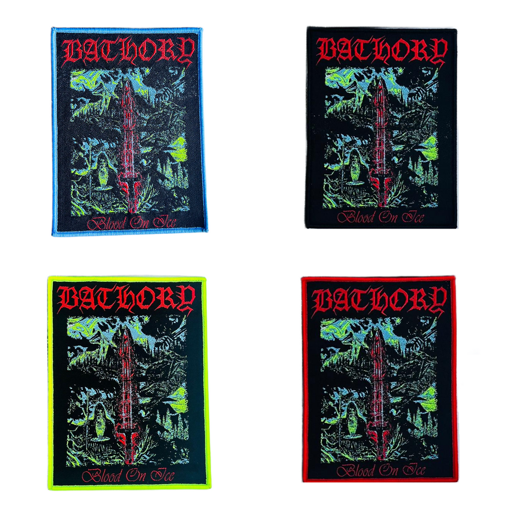 BATHORY - Blood On Ice - Woven Patch