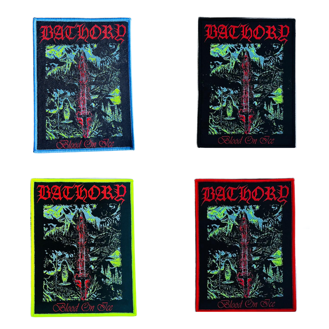 BATHORY - Blood On Ice - Woven Patch