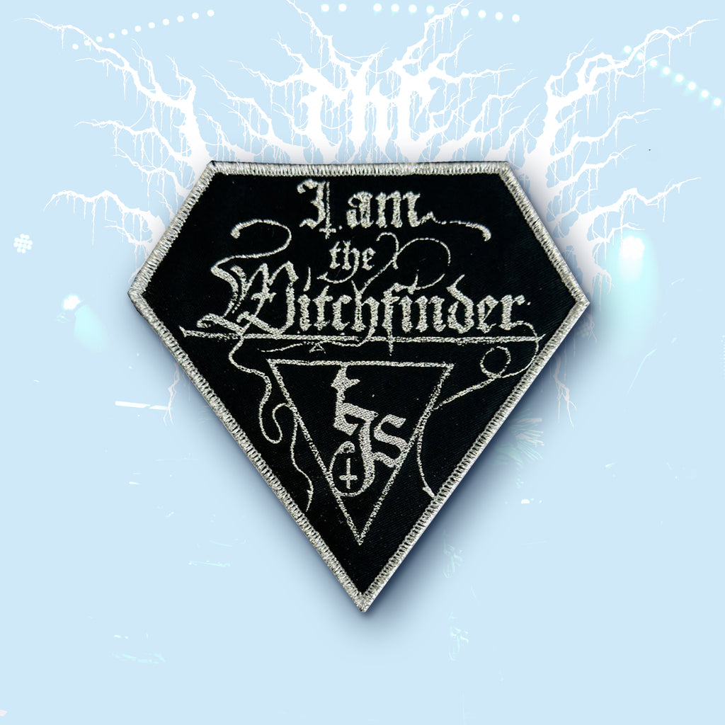 THE INFERNAL SEA - I am the Witchfinder! - Glitter Woven Patch