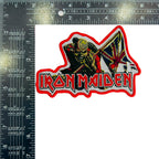 IRON MAIDEN - The Trooper - Shaped Woven Patch
