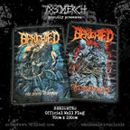 BENIGHTED - Le Vice des Entrailles + The Scars of Ekbom - Wall Flag / Textile Poster BUNDLE