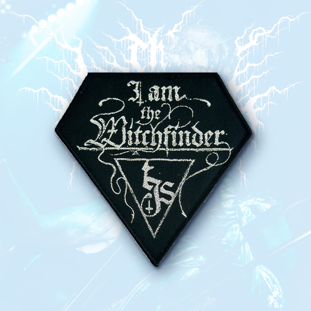 THE INFERNAL SEA - I am the Witchfinder! - Glitter Woven Patch