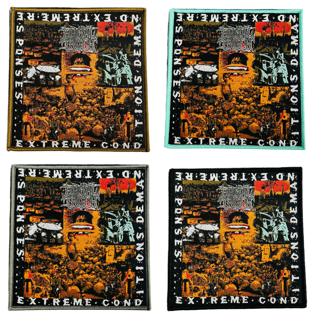 BRUTAL TRUTH - Extreme Conditions Demand Extreme Responses - Woven Patch