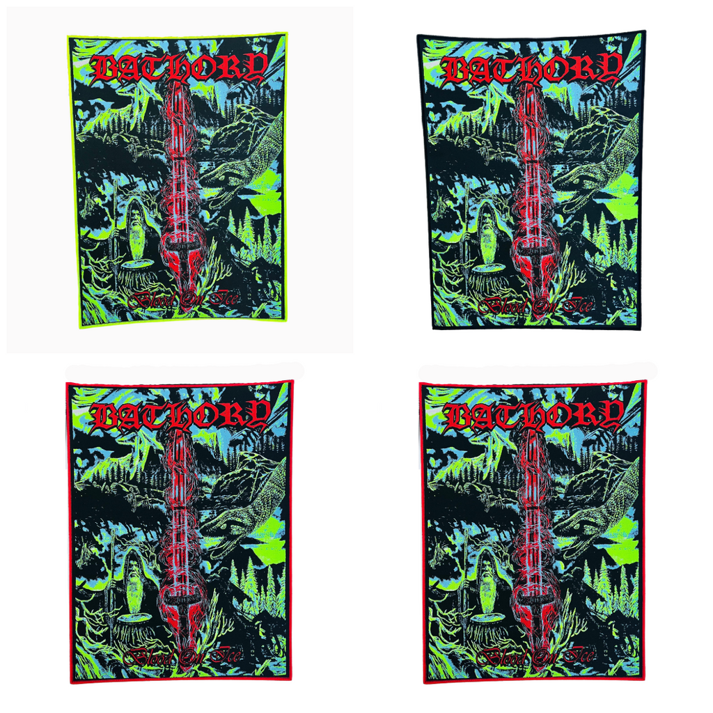 BATHORY - Blood On Ice  - Woven Backpatch