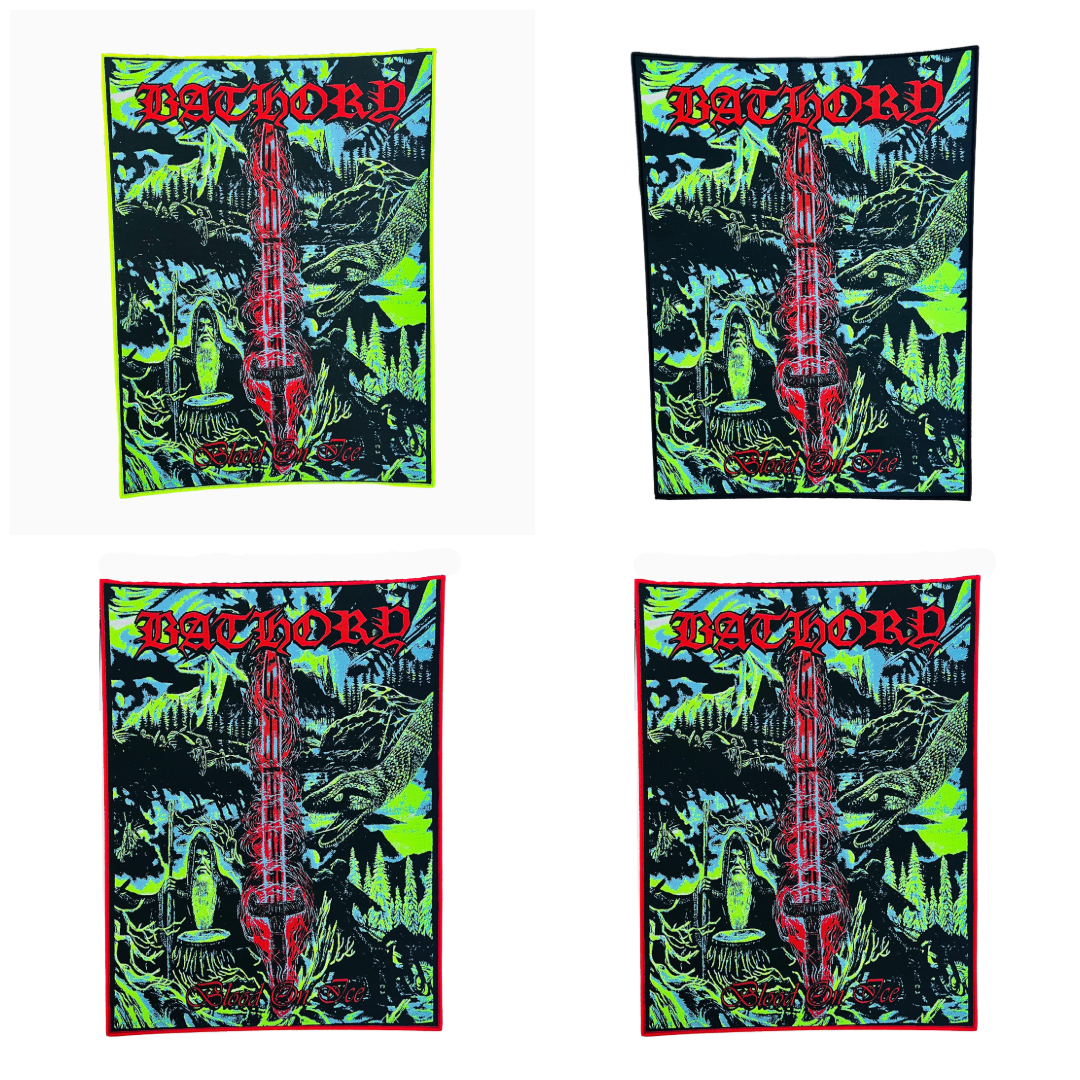 BATHORY - Blood On Ice  - Woven Backpatch