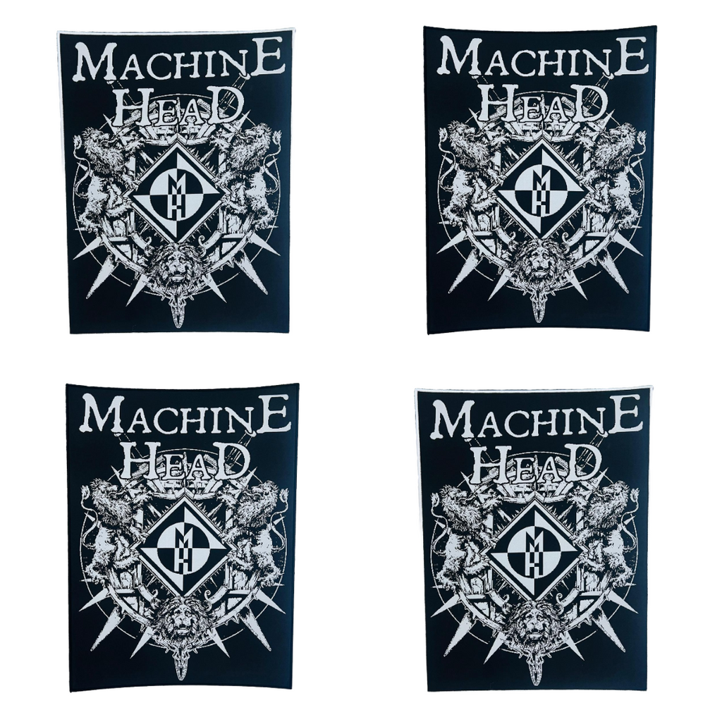 MACHINE HEAD - Bloodstone & Diamonds - Woven Backpatch