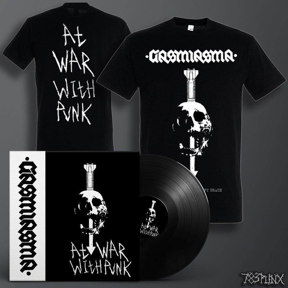 GASMIASMA - At War With Punk - LP + T-SHIRT Bundle