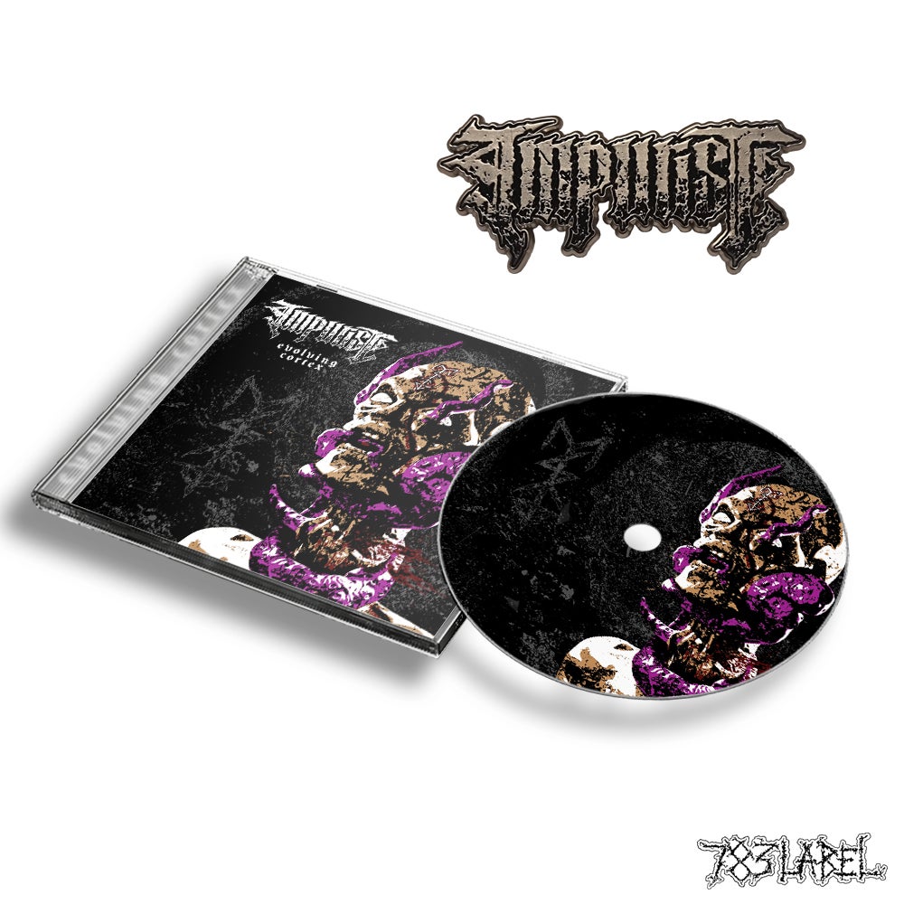 IMPURIST - Evolving Cortex - CD + Enamel Pin - Bundle