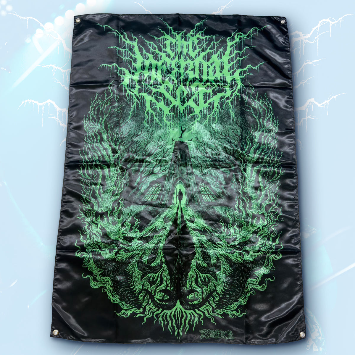 THE INFERNAL SEA - The Hunter - Wall Flag / Textile Poster