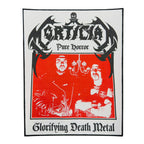 MORTICIAN - Pure Horror Glorifying Death Metal - Woven Backpatch