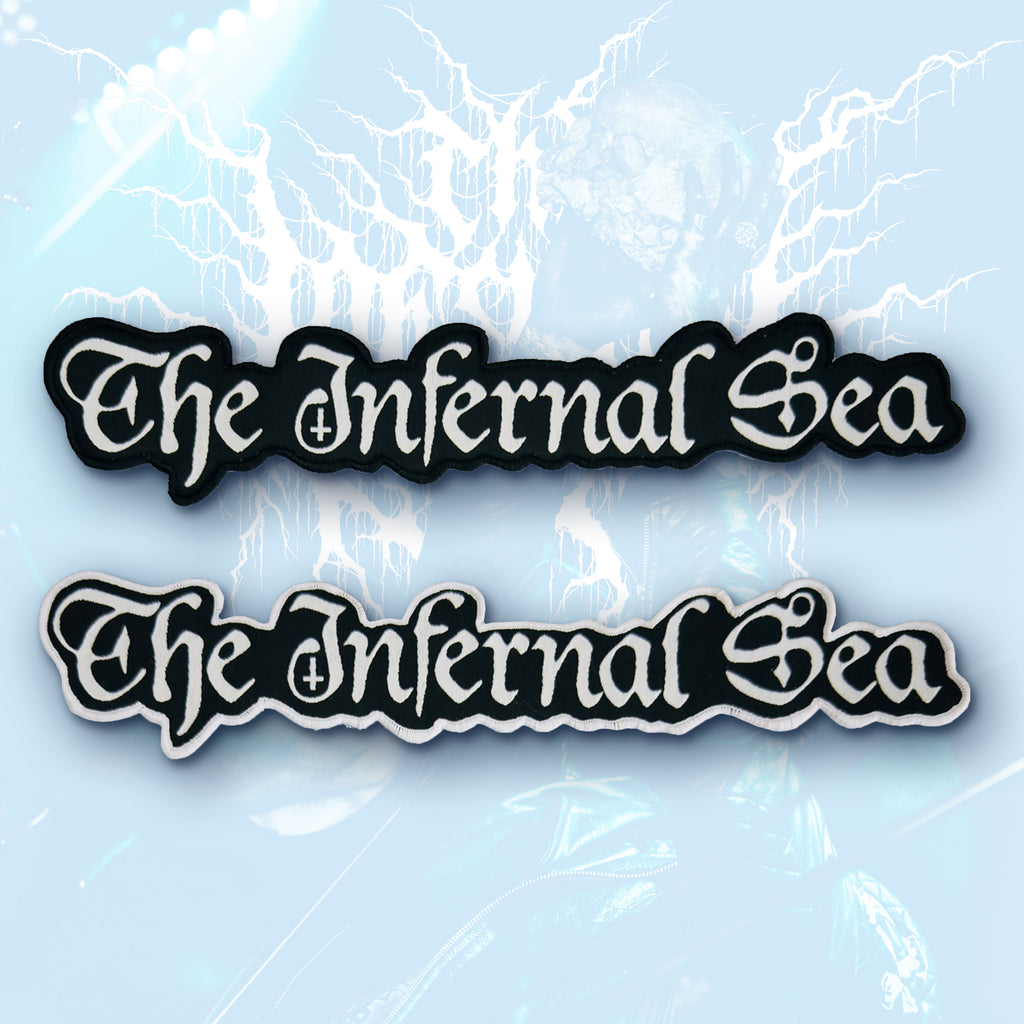 THE INFERNAL SEA - Font Logo- Oversized Woven Patch