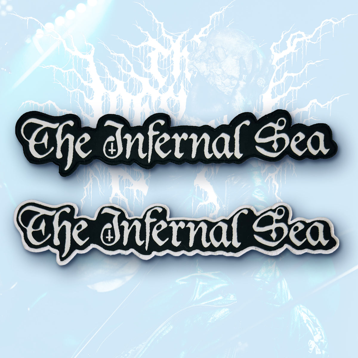 THE INFERNAL SEA - Font Logo- Oversized Woven Patch