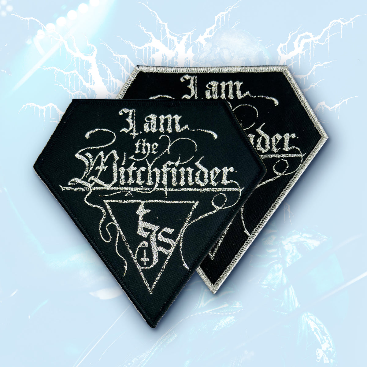 THE INFERNAL SEA - I am the Witchfinder! - Glitter Woven Patch