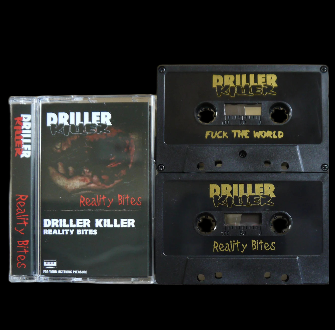 DRILLER KILLER - Fuck The World & Reality Bites - MC Tape