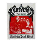 MORTICIAN - Pure Horror Glorifying Death Metal - Woven Backpatch