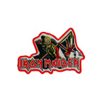 IRON MAIDEN - The Trooper - Shaped Woven Patch
