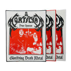 MORTICIAN - Pure Horror Glorifying Death Metal - Woven Backpatch