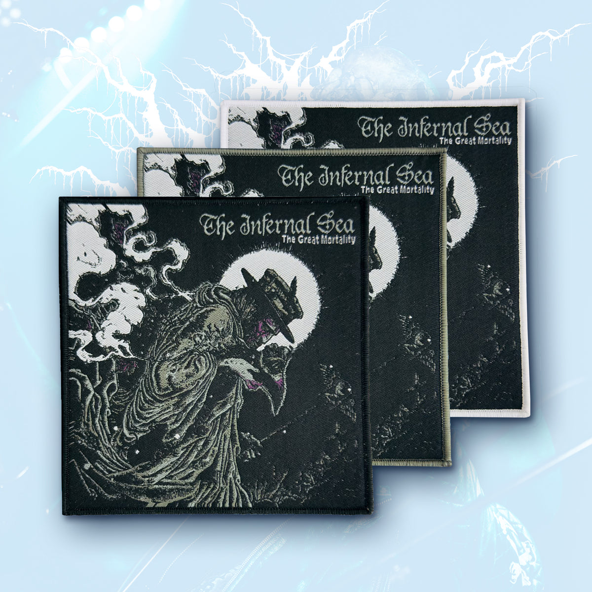THE INFERNAL SEA - The Great Mortality - Woven Patch