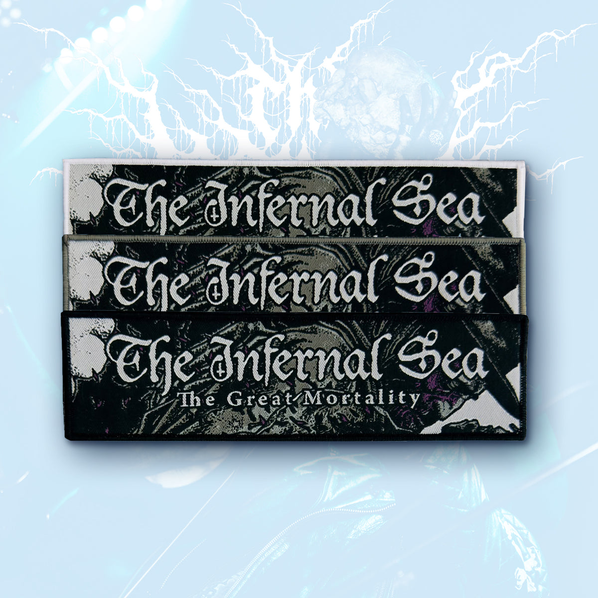 THE INFERNAL SEA - The Great Mortality - Stripe Woven Patch