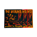 PIG DESTROYER - Prowler In The Yard - Woven Patch