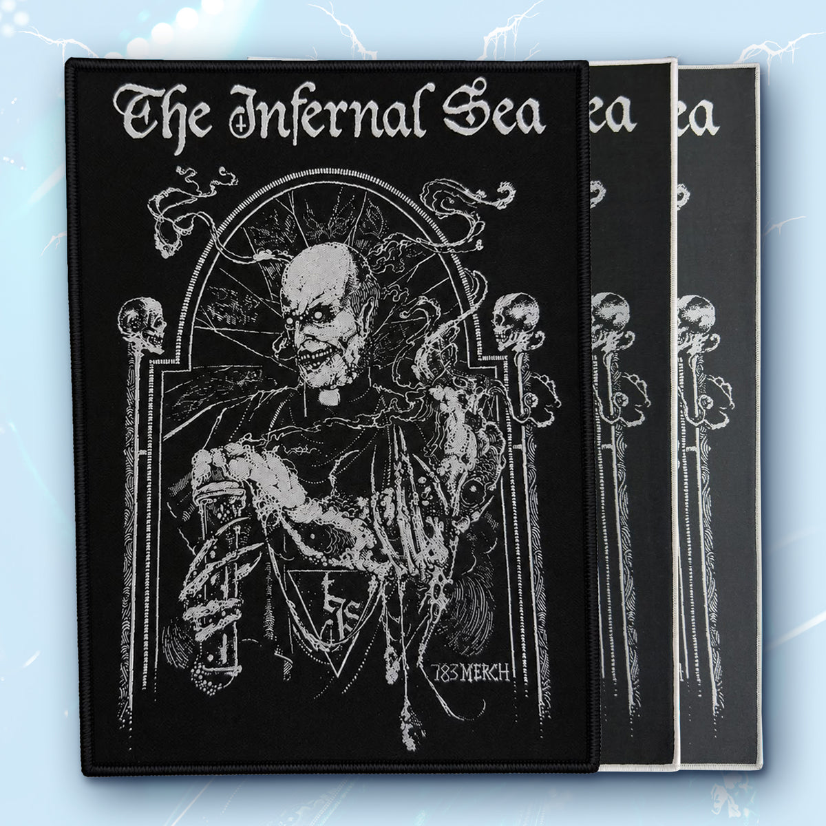 THE INFERNAL SEA - Into the Unknown - Woven Backpatch