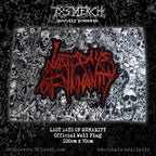 LAST DAYS OF HUMANITY - Official Merch Bundle - Pin + Patch + Wall Flag