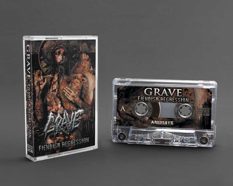 GRAVE - Fiendish Regression - MC Tape