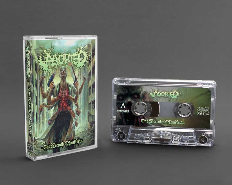 ABORTED - The Necrotic Manifesto - MC Tape