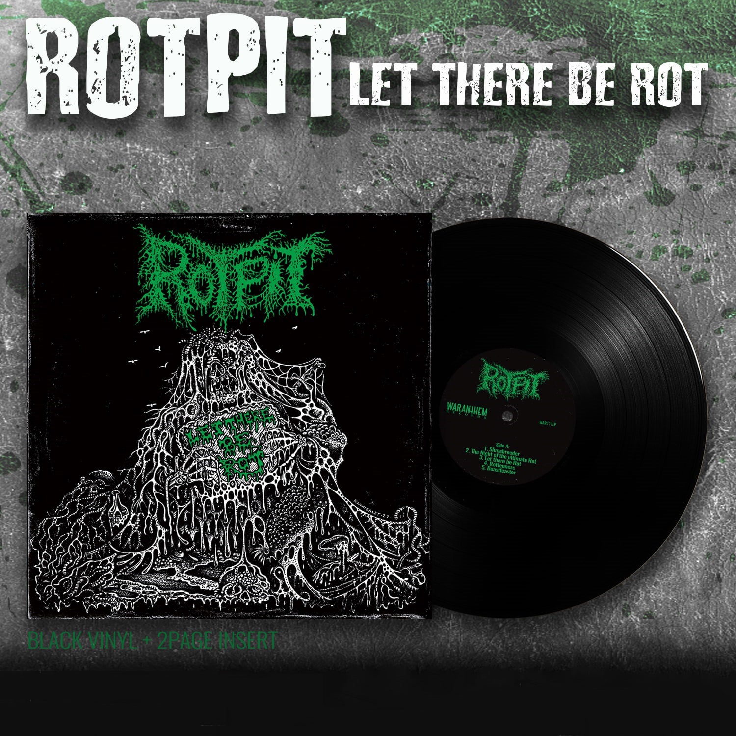 ROTPIT - Let There Be Rot (Black Lts. 300 copies) LP