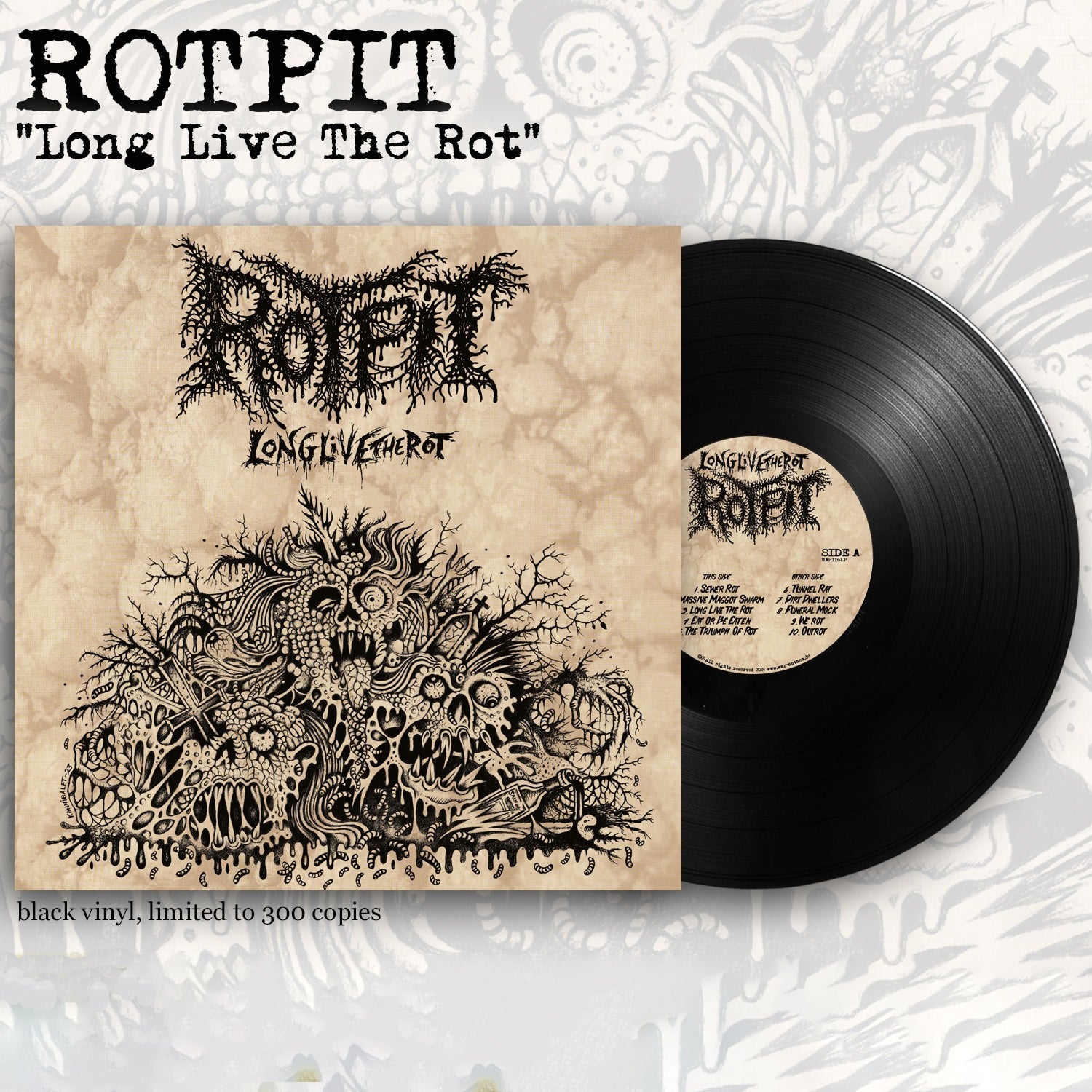 ROTPIT - Long Live The Rot (Black Lts. 300 copies) LP
