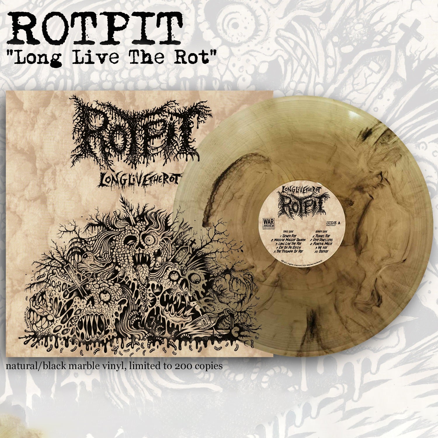 ROTPIT - Long Live The Rot (Marbled Lts. 100) LP