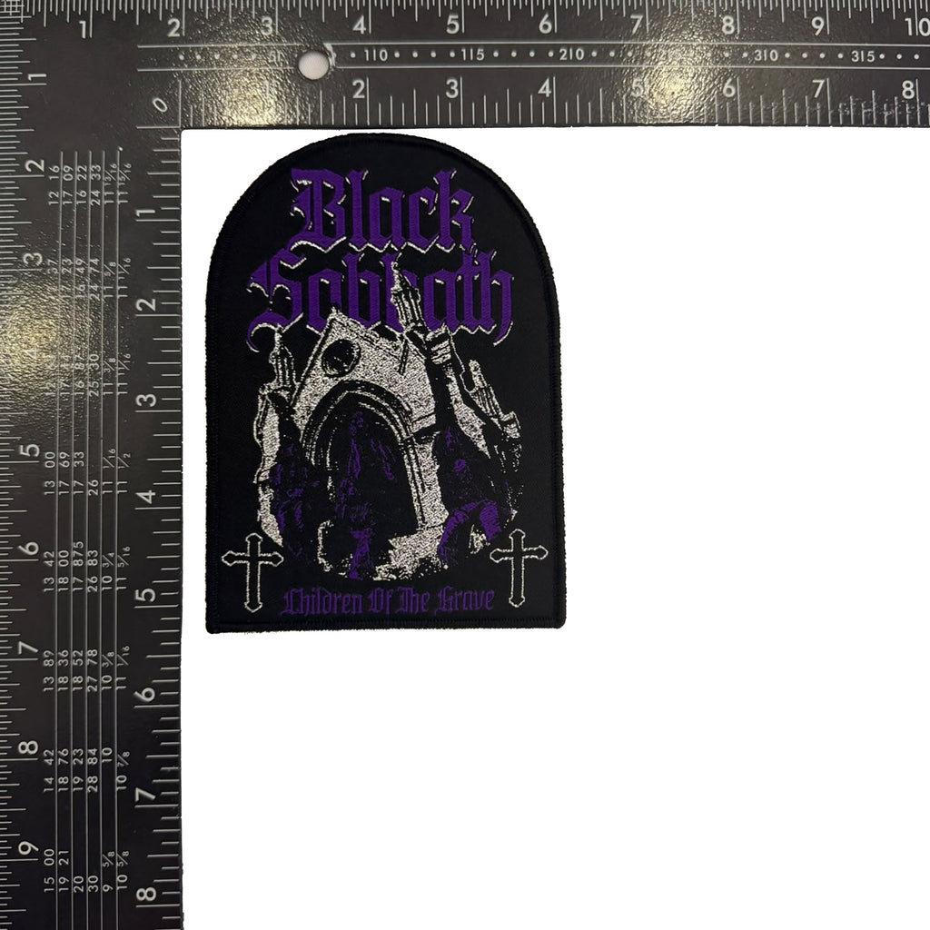 BLACK SABBATH - Children Of The Grave - Glitter Woven Patch