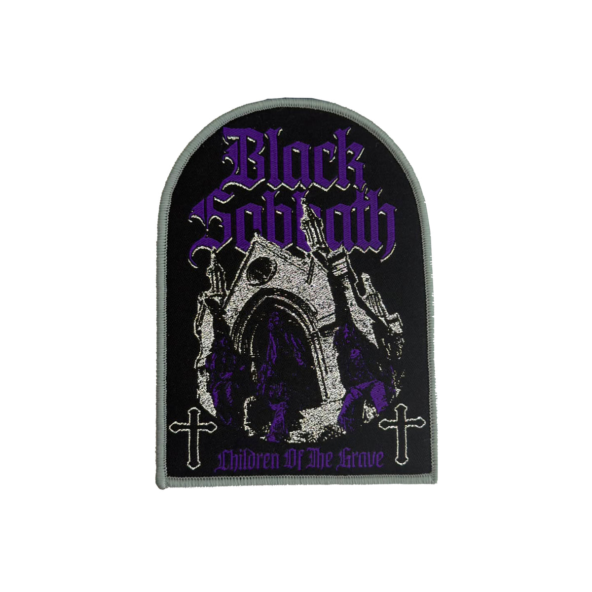 BLACK SABBATH - Children Of The Grave - Glitter Woven Patch