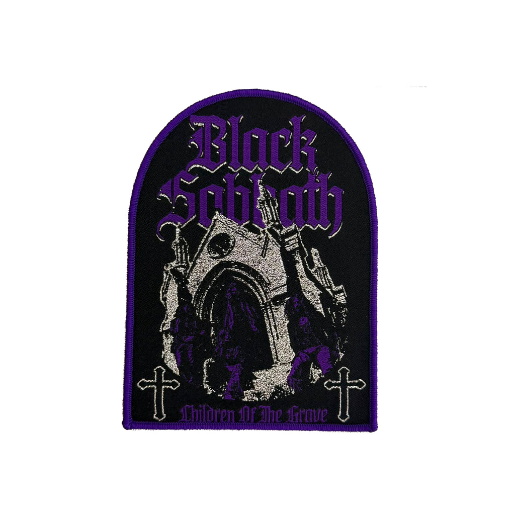 BLACK SABBATH - Children Of The Grave - Glitter Woven Patch
